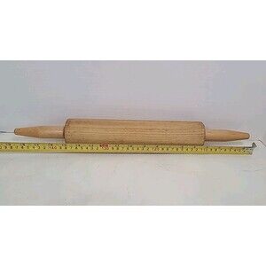 Vintage Wood Rolling Pin 19"